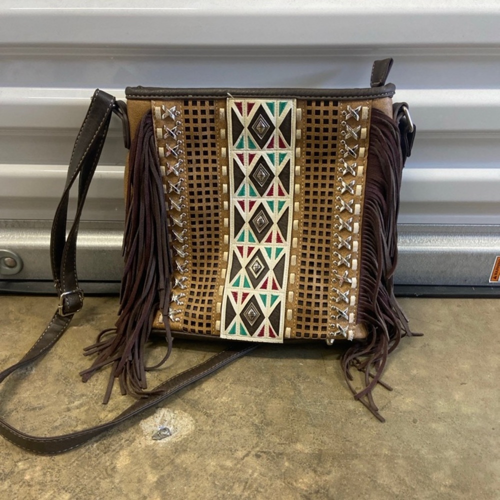 Action Imports Western Style Crossbody Purse